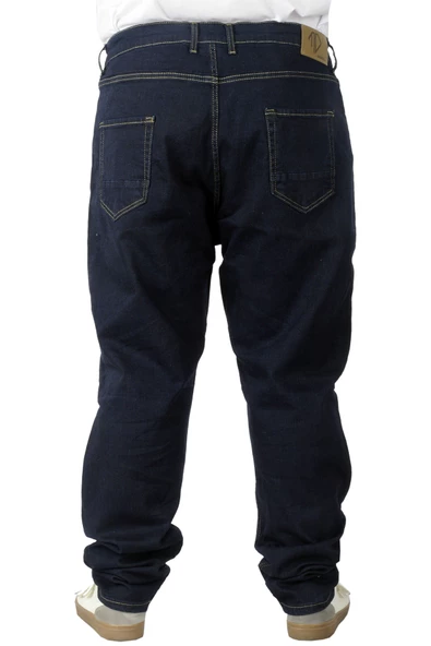 Mode XL Büyük Beden Erkek Kot Pantolon Elita Blue 22919 Lacivert - Resim 3