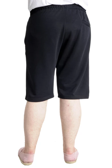 Mode XL Büyük Beden Erkek Şort INTERLOK 23515 Lacivert - Resim 4