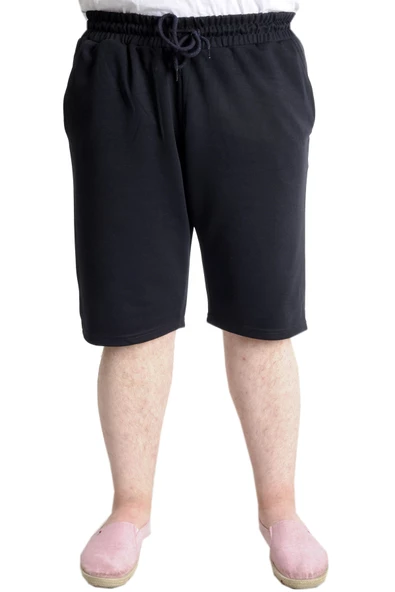 Mode XL Büyük Beden Erkek Şort INTERLOK 23515 Lacivert ürün görseli