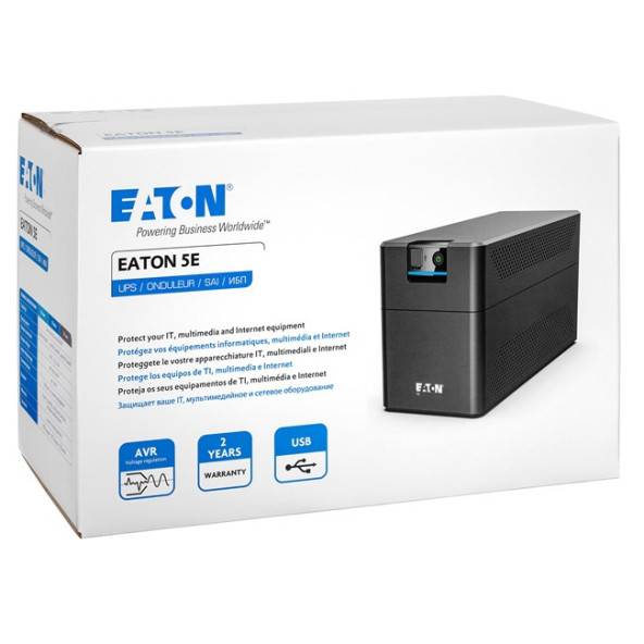 Eaton 5E 1200 USB DIN Line-Interactive UPS - 3