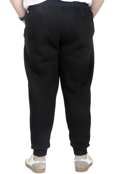 Mode XL Büyük Beden Erkek Esofman Altı 3ip 20583 Siyah - Resim 3