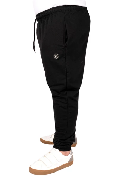 Mode XL Büyük Beden Eşofman Altı DarPaça B21014Siyah - 4