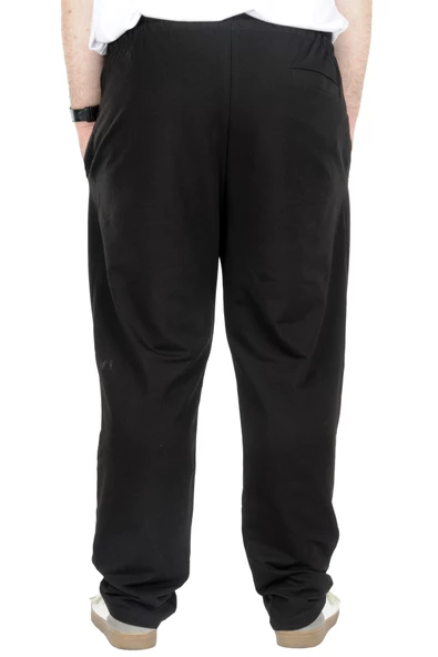 Mode XL Büyük Beden Erkek Eşofman Altı Classic 2 İp 11100 Siyah - Resim 3