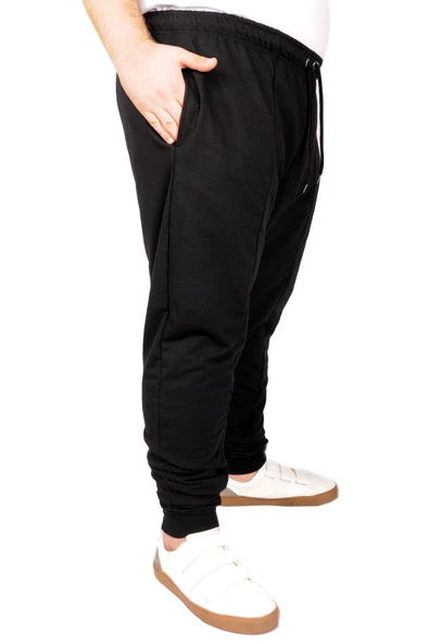 Mode XL Büyük Beden Eşofman Altı DarPaça B21014Siyah - 7