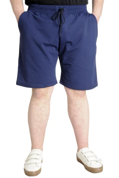 Mode XL Büyük Beden Erkek Kapri Yandan Cep MULINE 20501 İndigo