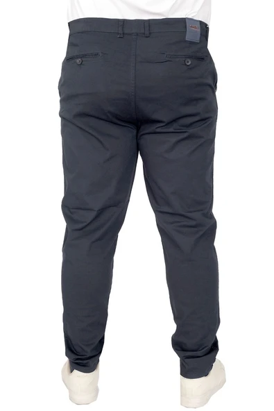 Mode XL Büyük Beden Erkek Pantolon Keten Milano  20850 Lacivert - 7