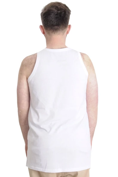 Mode XL Büyük Beden Erkek Atlet Bisiklet Yaka 6340 - 6