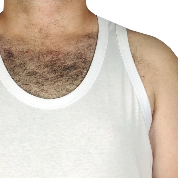 Mode XL Büyük Beden Erkek Atlet Bisiklet Yaka 6340 - 9