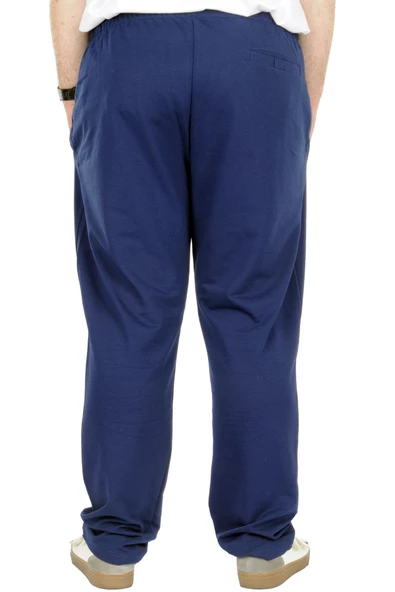 Mode XL Büyük Beden Erkek Eşofman Altı Classic 2 İp 11100 Indigo - Resim 7