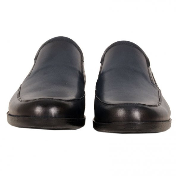 Mode XL Erkek Ayakkabı Comfort Antik Deri Bağsız 19302 Lacivert - 2