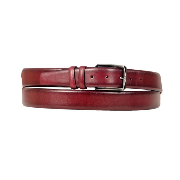 Mode XL Erkek Kemer 3,5cm Deri Super 4086 Bordo - 2