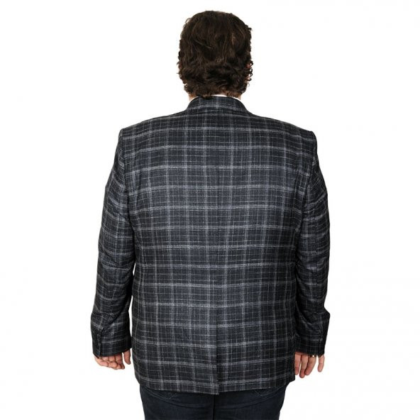 Mode XL Büyük Beden Erkek Ceket Blazer Pablo 20011 Lacivert - 2