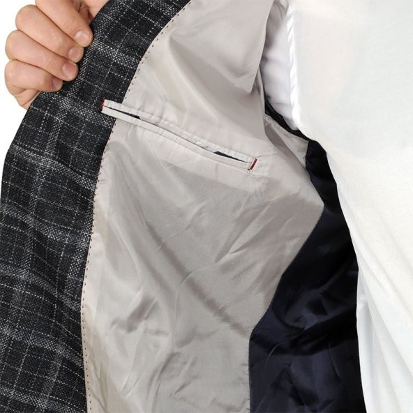 Mode XL Büyük Beden Erkek Ceket Blazer Pablo 20011 Lacivert - 5