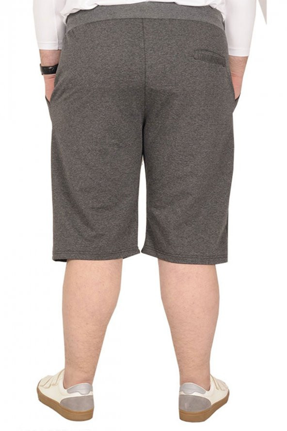 Mode XL Büyük Beden Erkek Kapri Straight Basic 20500 Antrasit - Resim 2