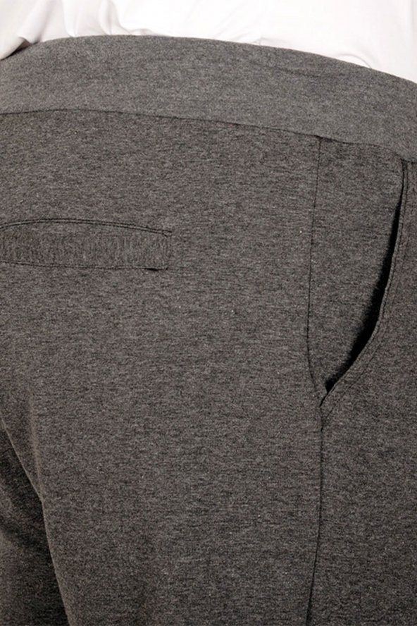 Mode XL Büyük Beden Erkek Kapri Straight Basic 20500 Antrasit - Resim 4