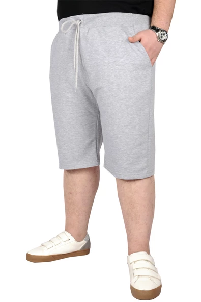 Mode XL Büyük Beden Erkek Kapri Straight Basic 20500 Grimelanj ürün görseli 1