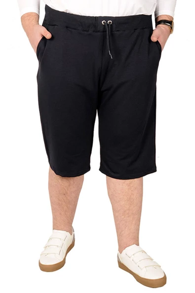 Mode XL Büyük Beden Erkek Kapri Straight Basic 20500 Lacivert - 5