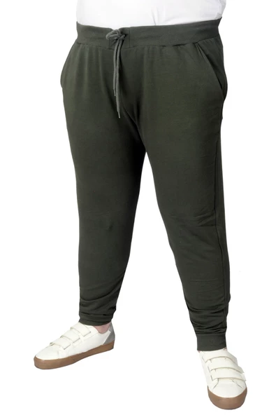 Mode XL Büyük Beden Eşofman Altı Dar Paça 20507 Haki ürün görseli