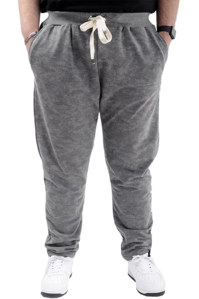 Mode XL Büyük Beden Eşofman Altı Dar Paça Point Designed 20514 Grimelanj ürün görseli 1