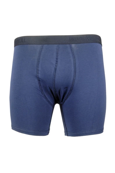Mode XL Buyuk Beden Erkek Likra Boxer 6350 Indigo
