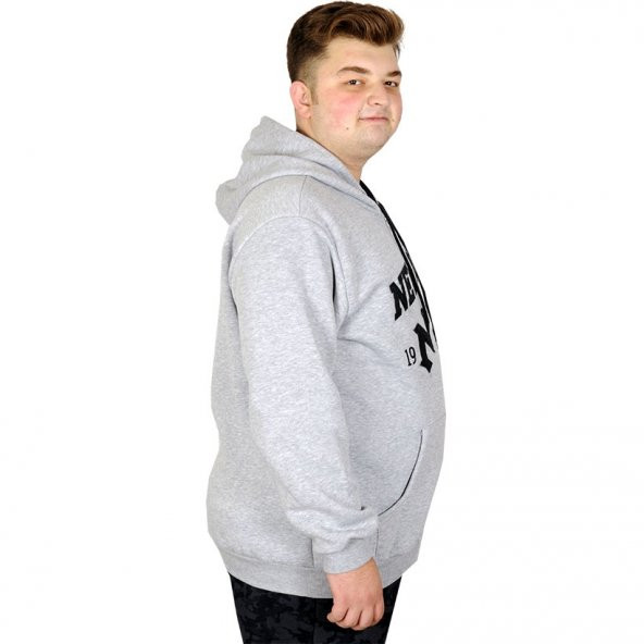Mode XL Erkek Sweatshirt Kapşonlu New york 20538 Grimelanj - 3