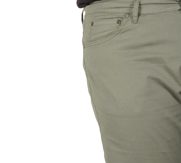 Mode XL Erkek Pantolon Keten Milano Klasik 20902 Yeşil - 8