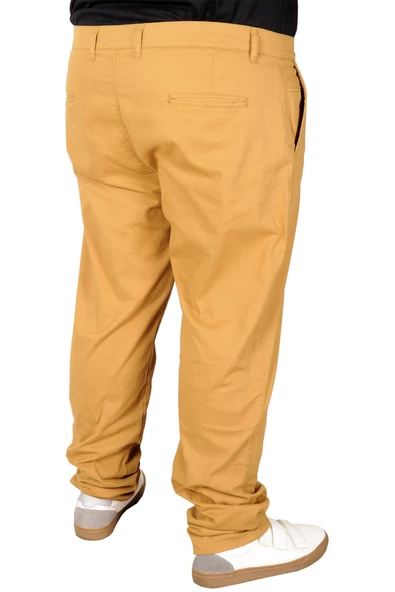 Mode XL Büyük Beden Erkek Pantolon Keten Milano  20850 Taba - 4