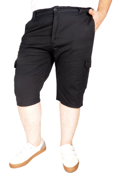 Mode XL Büyük Beden Erkek Kapri Klasik 21401 Lacivert - 8