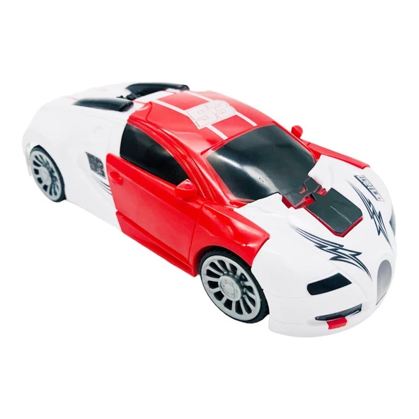 CANALİ Toys Robota Dönüşen Araba 117, Kendinden Robota Dönüşen Pilli Sesli ve Işıklı Araba - 8