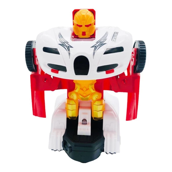 CANALİ Toys Robota Dönüşen Araba 117, Kendinden Robota Dönüşen Pilli Sesli ve Işıklı Araba - 9