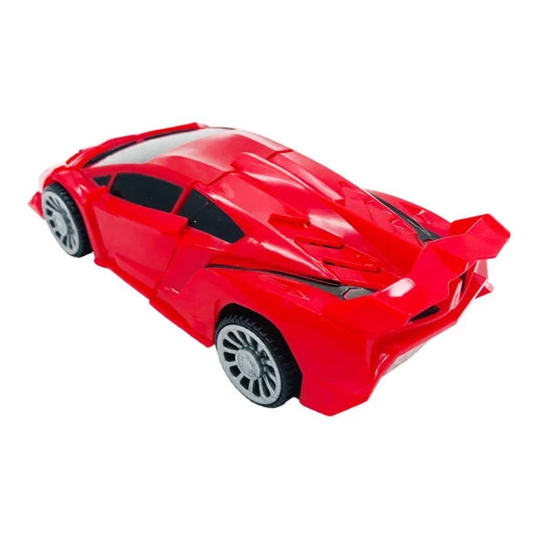 CANALİ Toys Robota Dönüşen Araba 117, Kendinden Robota Dönüşen Pilli Sesli ve Işıklı Araba - 5