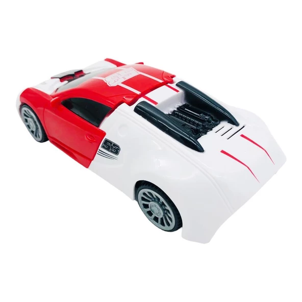 CANALİ Toys Robota Dönüşen Araba 117, Kendinden Robota Dönüşen Pilli Sesli ve Işıklı Araba - 11