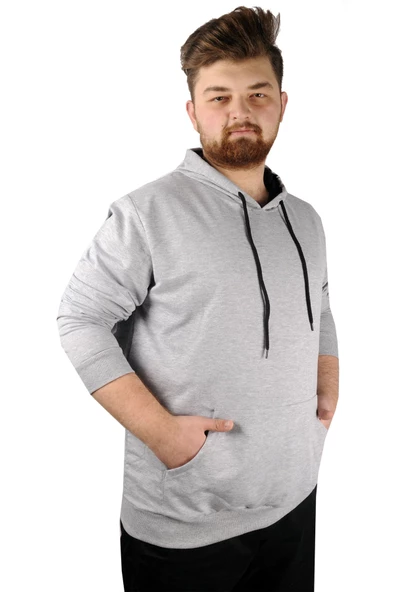 Mode XL Büyük Beden Eşofman Üstü 2ip Basic 20569 Grimelanj - Resim 7