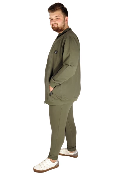 Mode XL Eşofman Altı DarPaça Choose Your Mode 21201 Haki - Resim 2