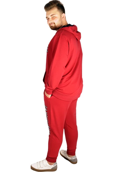 Mode XL Eşofman Altı DarPaça GameChanger 21203 Bordo - Resim 9