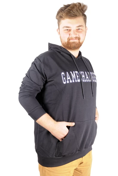 Mode XL Büyük Beden Eşofman Üstü Kapson GameChanger 21204 Lacivert - 3