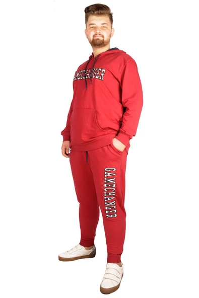 Mode XL Eşofman Altı DarPaça GameChanger 21203 Bordo - Resim 7