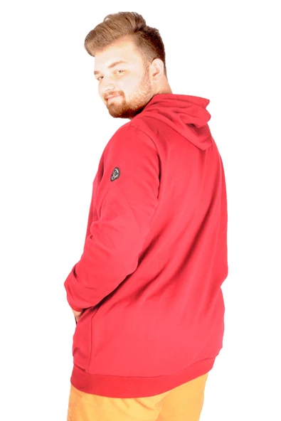 Mode XL Erkek Sweat Kapson Steellock MD 21506 Bordo - 5