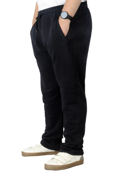 Mode XL Büyük Beden Erkek Eşofman Altı Classic 3 İp 11103 Lacivert - Resim 2