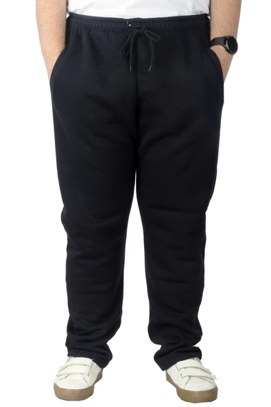 Mode XL Büyük Beden Erkek Eşofman Altı Classic 3 İp 11103 Lacivert - Resim 4