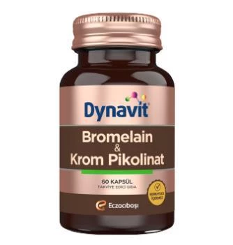 Dynavit Bromelain Krom Pikolinat 60 Kapsül