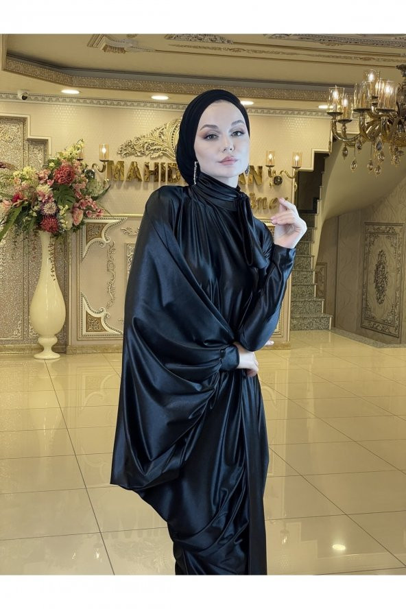 Karagül Siyah  Abiye Elbise - 5