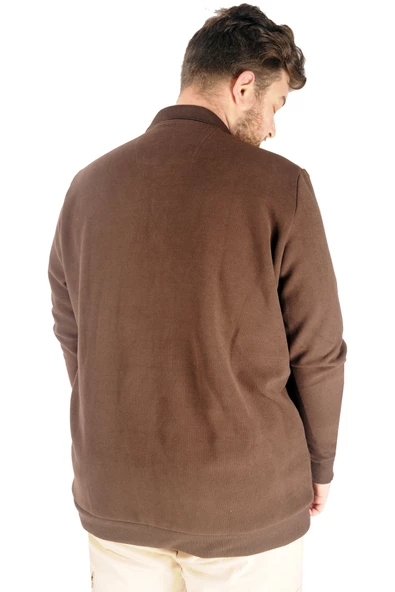 Mode XL Erkek Sweat Polo Selanik The Lightgouse 20443 Kahverengi - 3