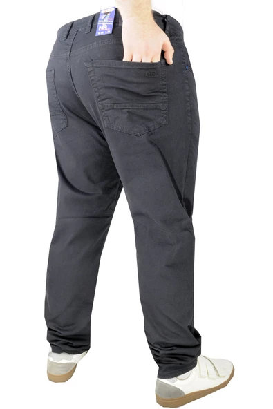 Mode XL Büyük Beden Erkek Gabardin Pantolon 5CEP 21006 Lacivert - 6