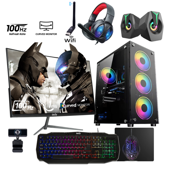 İzoly PLV Amd 3000G 16GB 3200mhz 1TB SSD 24" Oyuncu Masaüstü Bilgisayarı