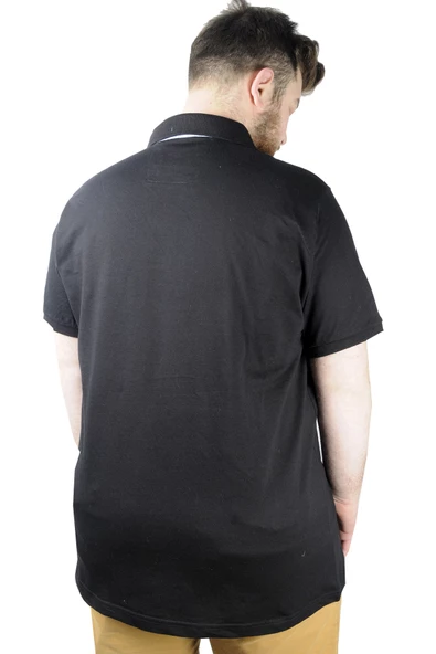 Mode XL Erkek T shirt Polo Florida 22303 Siyah - Resim 8
