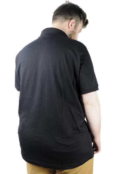 Mode XL Erkek T shirt Polo Skull 22304 Siyah - Resim 6