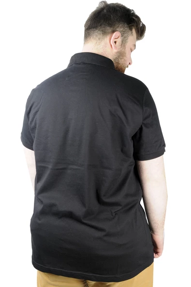 Mode XL Erkek T shirt Polo Boat Club 22301 Siyah - Resim 6