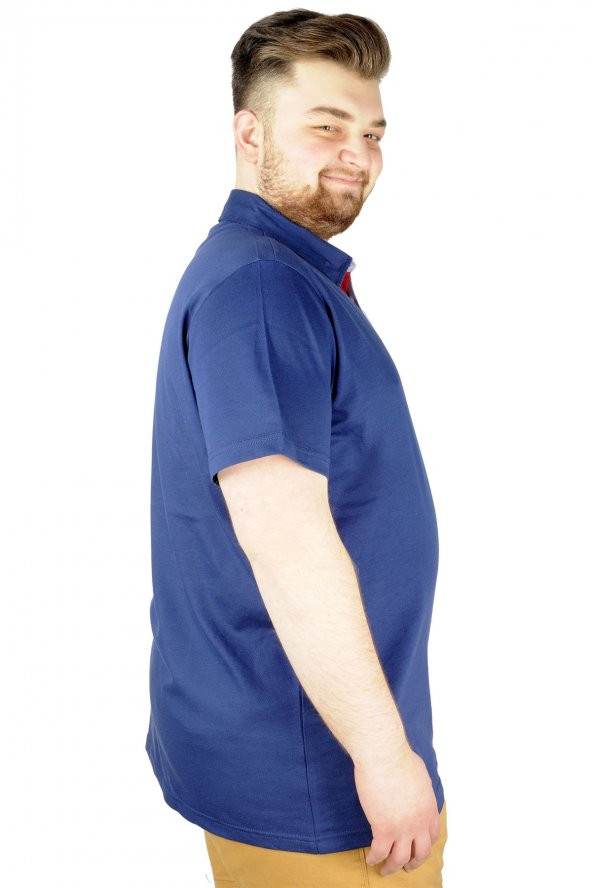 Mode XL Erkek T shirt Polo Boat Club 22301 Indigo - 2