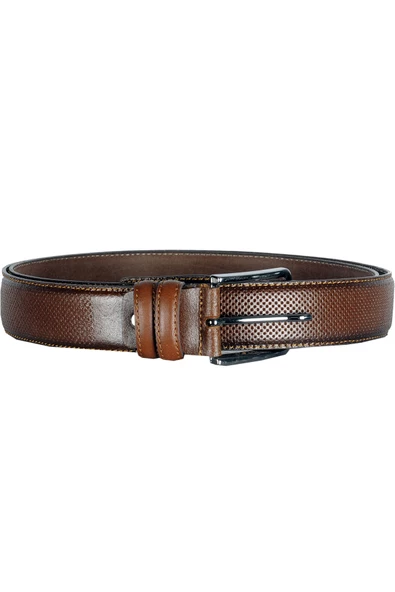 Mode XL Kemer 3,5 cm Nokta Desen 4112 Fındık Rengi - 2